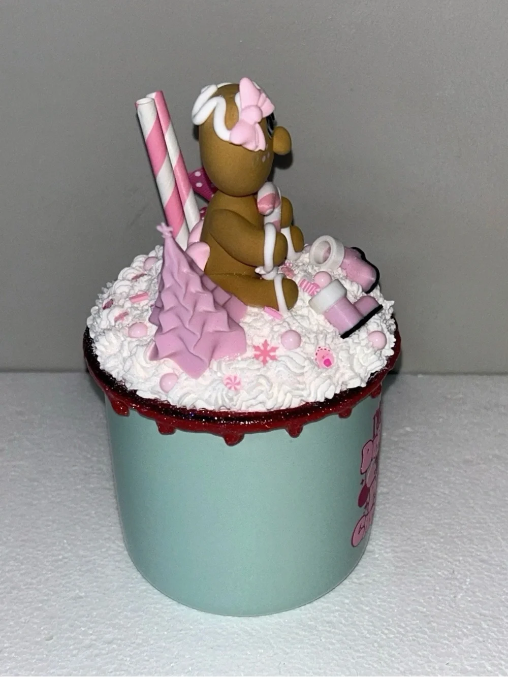 Handmade whimsical pink